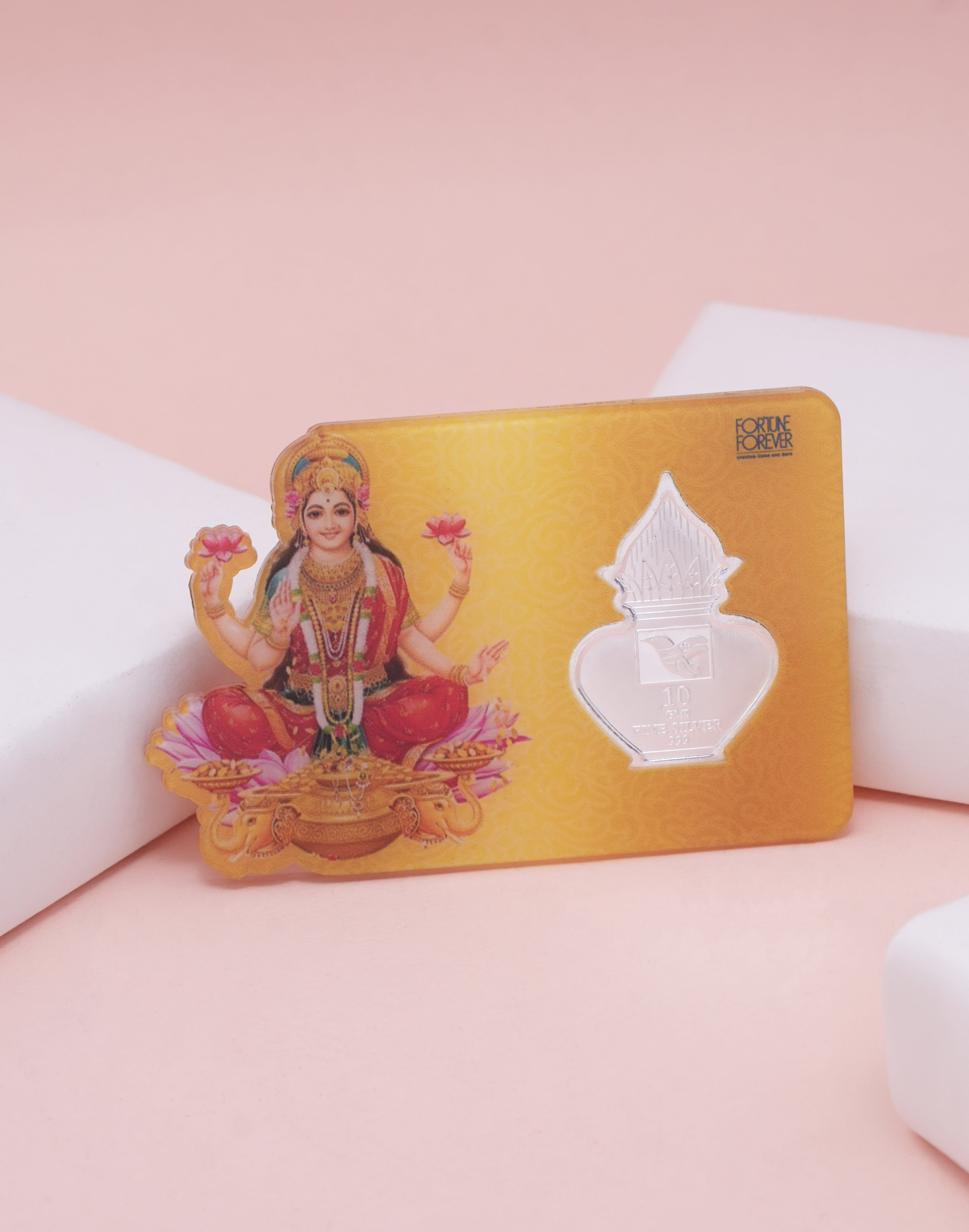 Mahalakshmi Blessings Silver Coin Gift